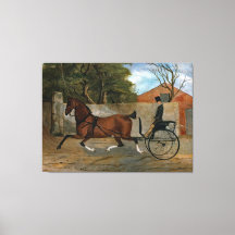 Pintura de malla de caballos de época