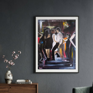 Lienzo Pintura de Mambo Night de Alfred Fox