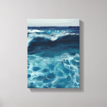 Pintura de marea marina - Ilustración de naturalez