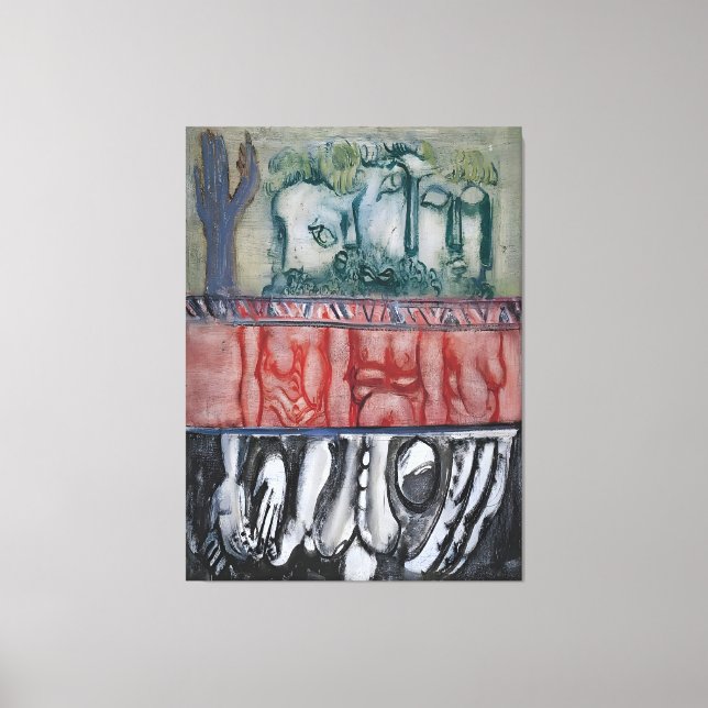 Lienzo pintura de Mark Rothko (Anverso)