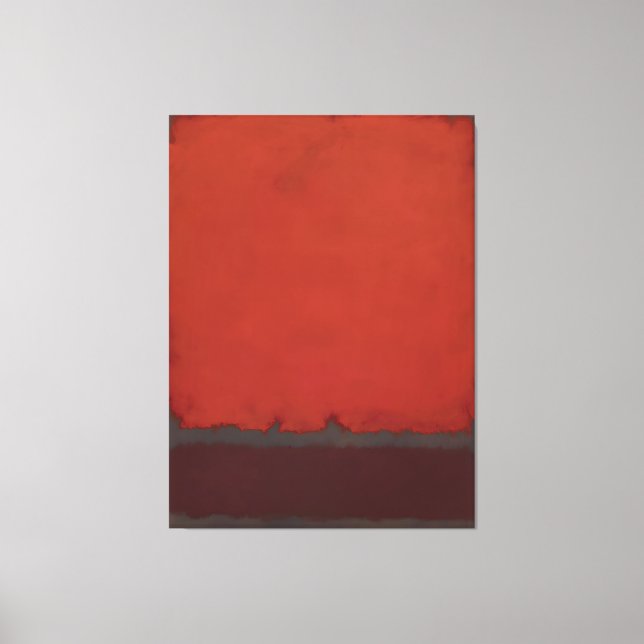 Lienzo pintura de Mark Rothko (Anverso)