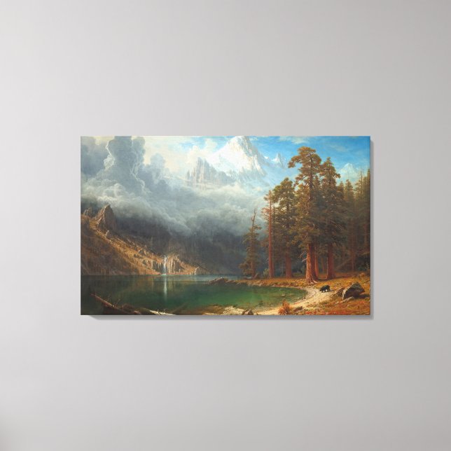 Lienzo Pintura de Monte Corcorán en Bierstadt (Anverso)