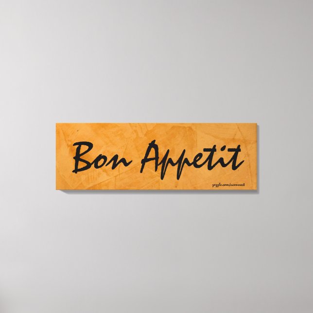 Lienzo Pintura de naranja toscana Bon Appetit (Anverso)