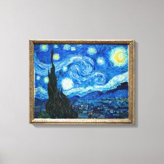 Lienzo Pintura De Noche Starry Del Pintor Vincent Van Gog