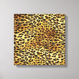 Lienzo Pintura de patrón de camuflaje de puntos leopardo