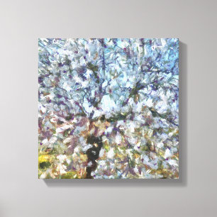 Lienzo Pintura de Pointillism de primavera