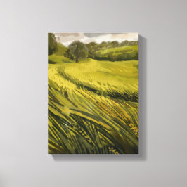 Lienzo Pintura de prado - Ilustración de naturaleza muert