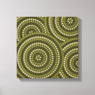 Lienzo Pintura de punto aborigen