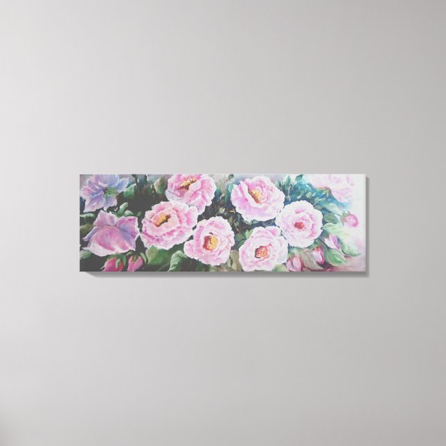 LIENZO PINTURA DE ROSAS PINTADORES (Anverso)