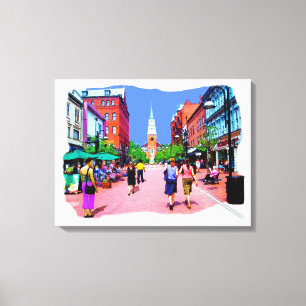 Lienzo Pintura de San Canvas de la Iglesia de Vermont de 