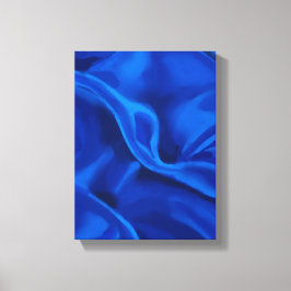 Lienzo Pintura de seda azul - Ilustración de naturaleza m