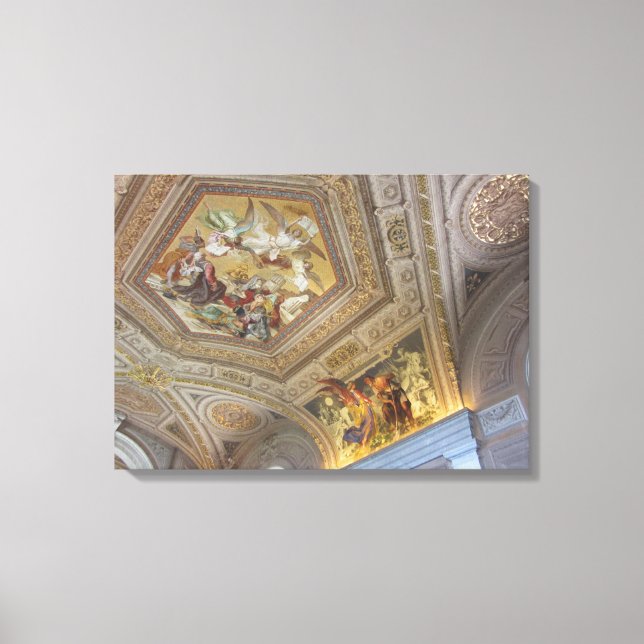 Lienzo Pintura de techo fresco (Anverso)