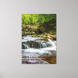 Lienzo Pintura de tela natural de agua de Zazzle