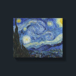 Lienzo Pintura de tela nocturna estrellada de Vincent Van<br><div class="desc">¿Quieres añadir algo de color a la habitación? Prueba esta imagen colgada de la noche estrellada de Vincent Van Gogh. Sólo utilizamos lienzos de calidad superior, adhesivos duraderos y tintas de archivo para garantizar que su obra de arte se mantenga segura de los pasos de contrabando, desvanecimiento y descascarillado. El...</div>