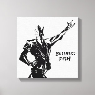 Lienzo Pintura de tinta para peces (versión ZEN)