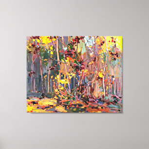 Lienzo Pintura de Tom Thomson, Maple Saplings