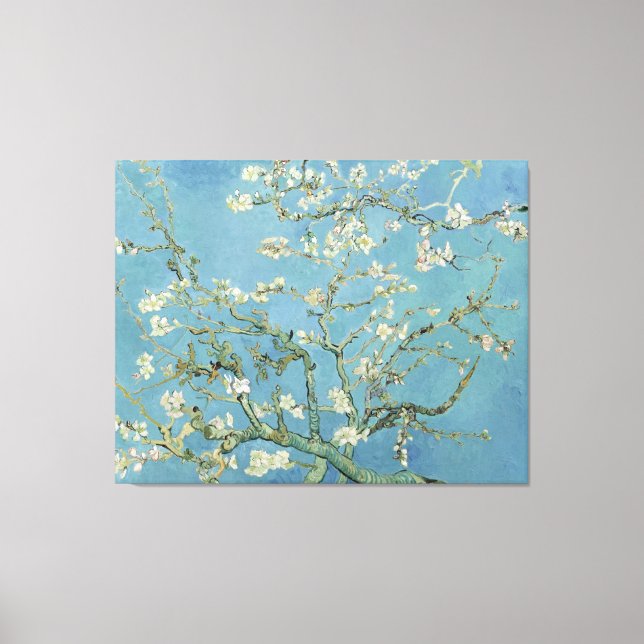 Lienzo Pintura de Van Gogh Almond Blossom (Anverso)