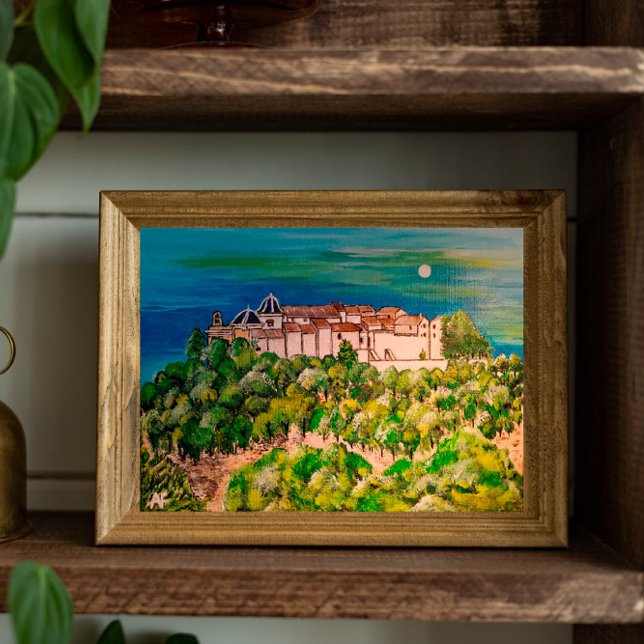 Lienzo Pintura del Monasterio de San Miguel de Alfred Fox (Not Actual Size)