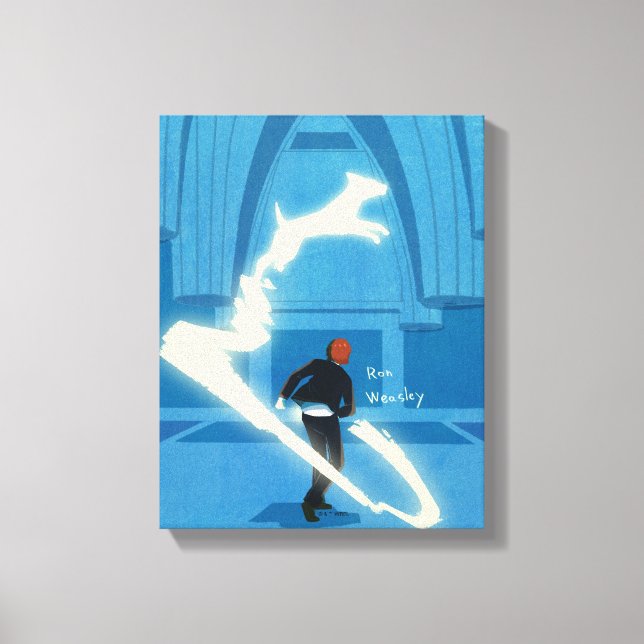 Lienzo Pintura del Patronus de Ron Weasley (Anverso)