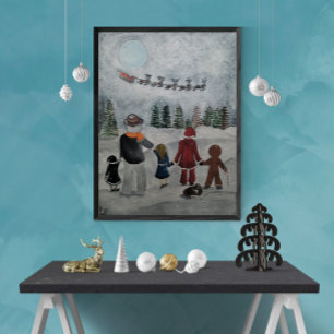 Lienzo Pintura festiva de amigos de Alfred Fox