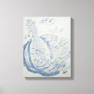 Lienzo Pintura : Instrumentos griegos