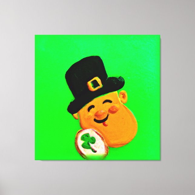 Lienzo Pintura Irlandesa. ¡Hazte con una en Zazzle (Anverso)