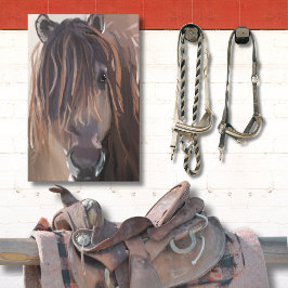 Lienzo Pintura moderna de caballos