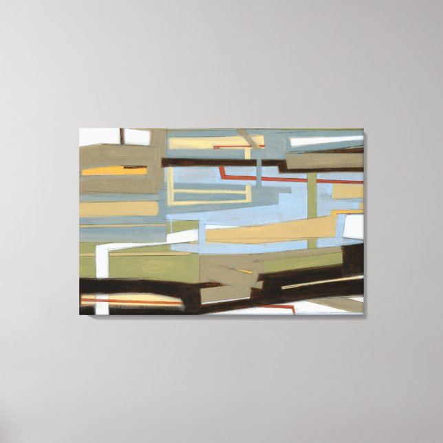 Lienzo Pintura moderna de libre expresión de Norman Wyatt (Anverso)