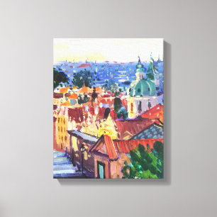 Lienzo Pintura moderna, Praga