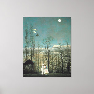 Lienzo Pintura nocturna del Carnaval de Rousseau