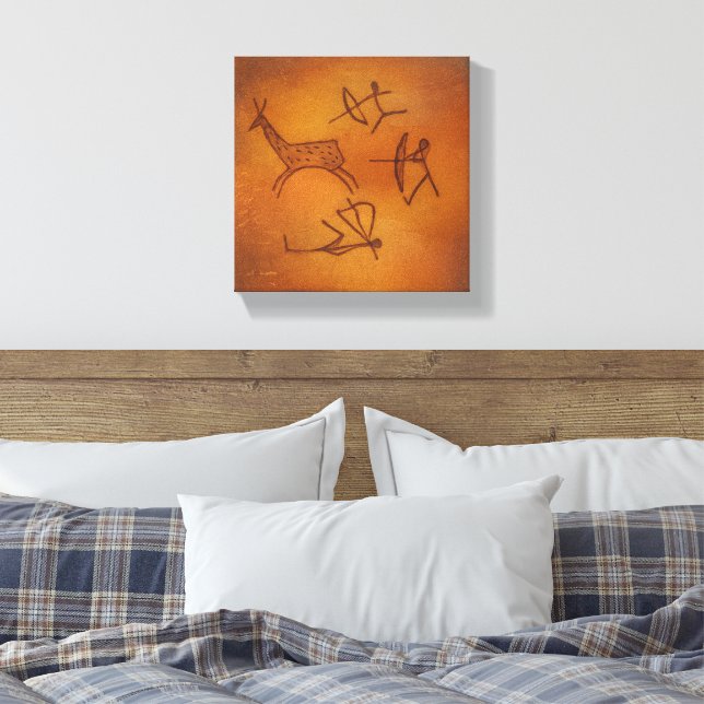 Lienzo pintura rupestre (Insitu(Dormitorio))