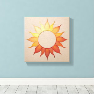 Lienzo Pintura solar