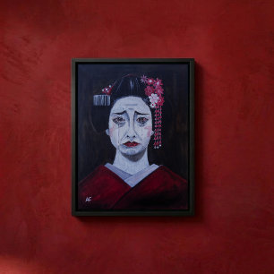 Lienzo Pintura Tristemente Hermosa de Alfred Fox