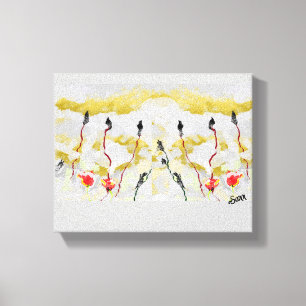 Lienzo Pintura: Wild Lower está en una tormenta de arena.