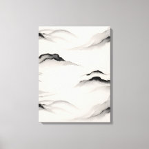 Pintura Zen Abstracta con Tinta Sumi sobre Papel d