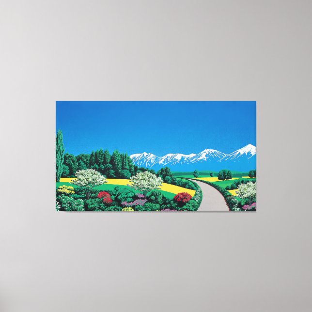 Lienzo pinturas artísticas de hiroshi nagai (Anverso)