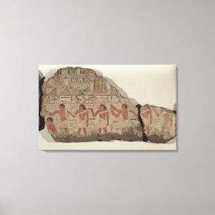 Lienzo Pinturas de Metjetji, detalle de los sacerdotes