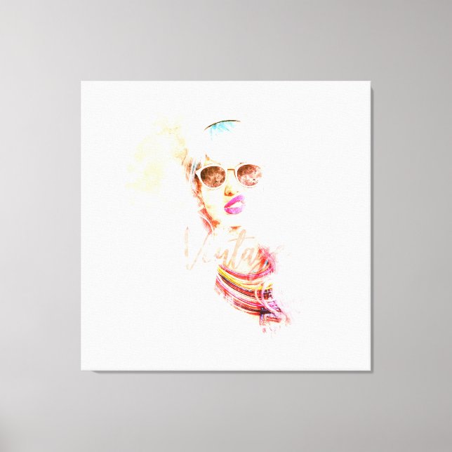 Lienzo Pinup Girl  (Anverso)