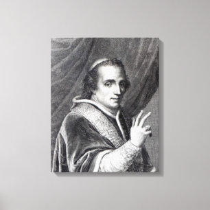 Lienzo Pío VII, grabado por Rafaello Morghen