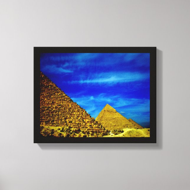 Lienzo Pirámides de Giza (Anverso)