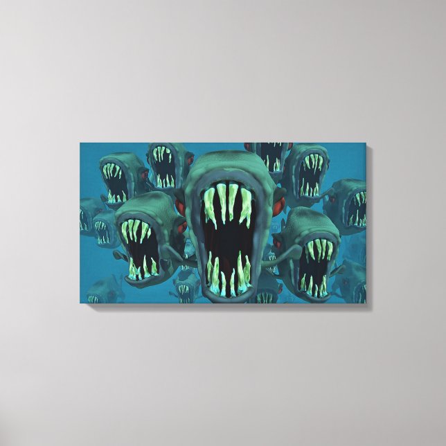 Lienzo Piraníes (Anverso)