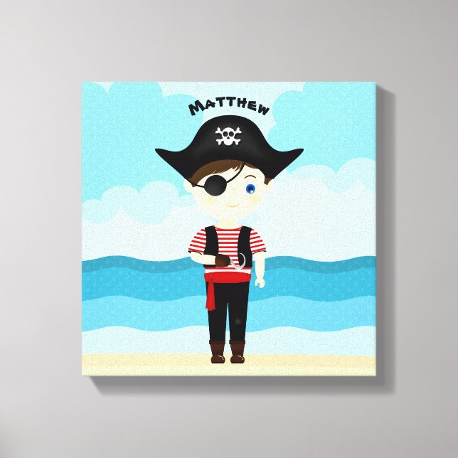 Lienzo Pirata Boy (Anverso)