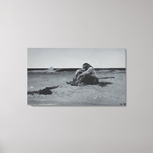 Lienzo Pirata enmarañado (Anverso)