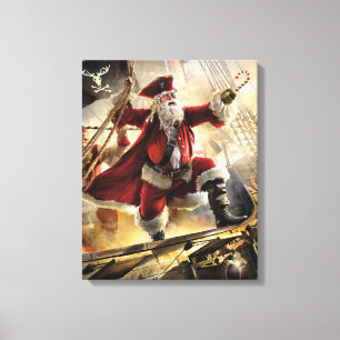 Lienzo Pirata Santa