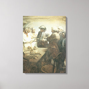 Lienzo Piratas Antiguos, Preparándose para la Rebelión po