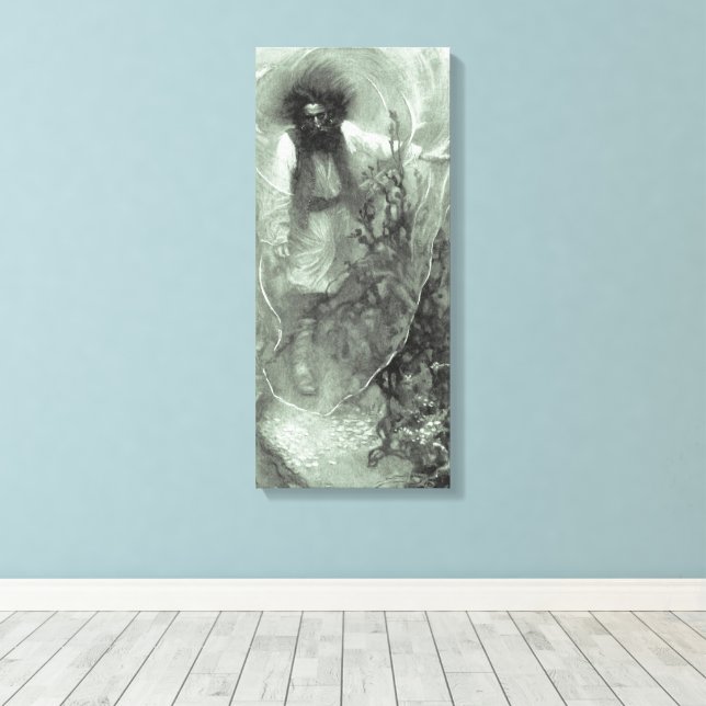 Lienzo Piratas de época, capitán Goldsack por Howard Pyle (Insitu (piso de madera))