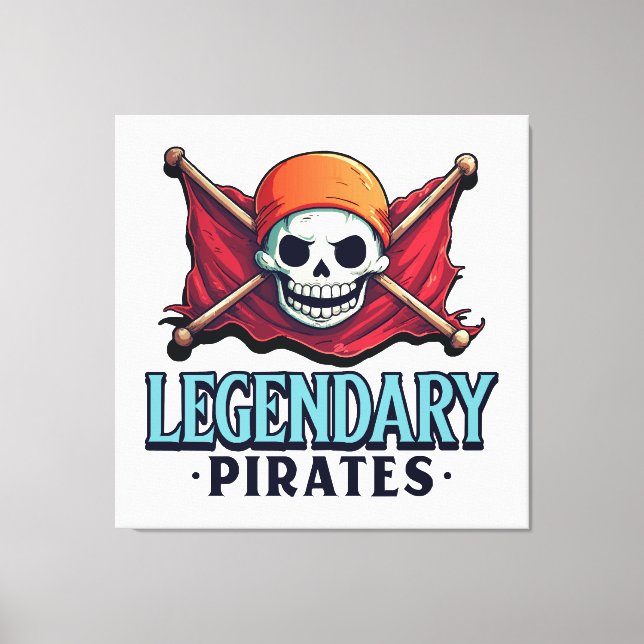 Lienzo Piratas legendarios (Anverso)