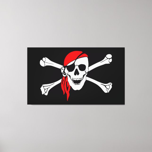 Lienzo Pirate Skull (Anverso)