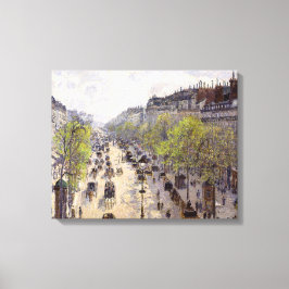 Lienzo Pissarro - Boulevard Montmartre, Primavera