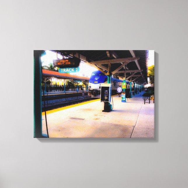 Lienzo Pista de llegada 2 (Anverso)